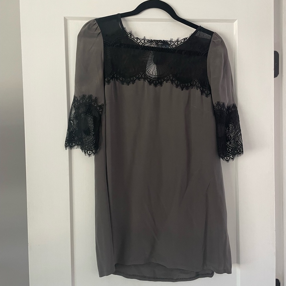 Lil (anthro) 3/4 sleeve mini dress